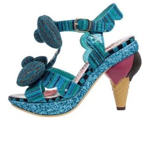 IRREGULAR CHOICE NEAPOLITAN ICE CREAM HEELS